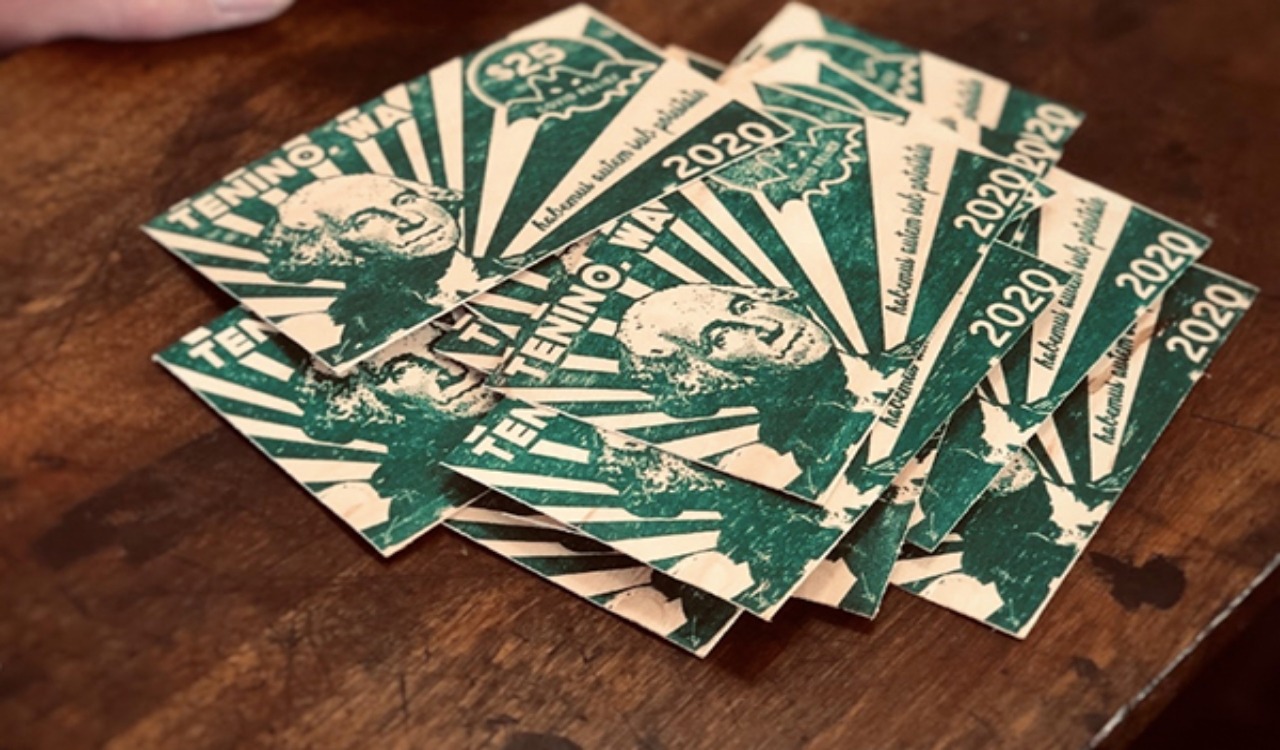 wooden dollars