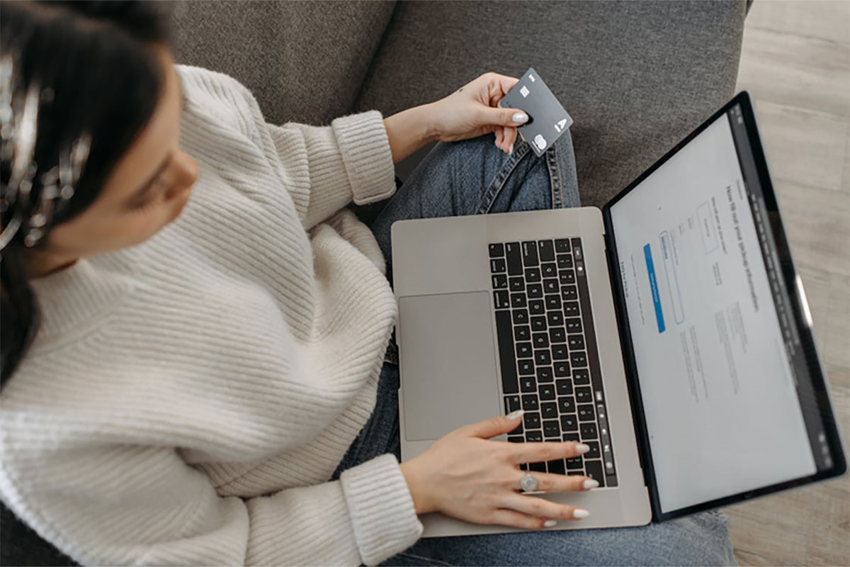 Girl with laptop